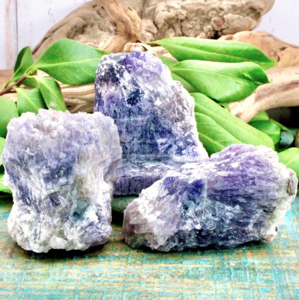 Rough Purple Fluorite Chunk on Sale - Image 3