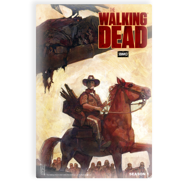 11 WEEKS OF TWD – SEASON 1 BY ALEX MALEEV – Premium Gallery Wrapped Canvas Online Hot Sale - Image 3