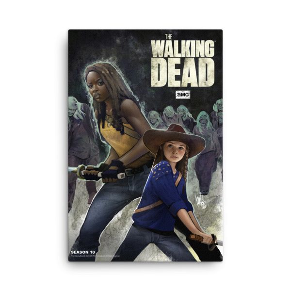 11 Weeks of TWD – Season 10 by Mel Milton Premium Gallery Wrapped Canvas For Cheap