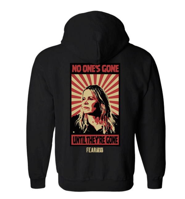 Fear The Walking Dead Madison Fleece Zip-Up Hooded Sweatshirt Hot on Sale - Image 3