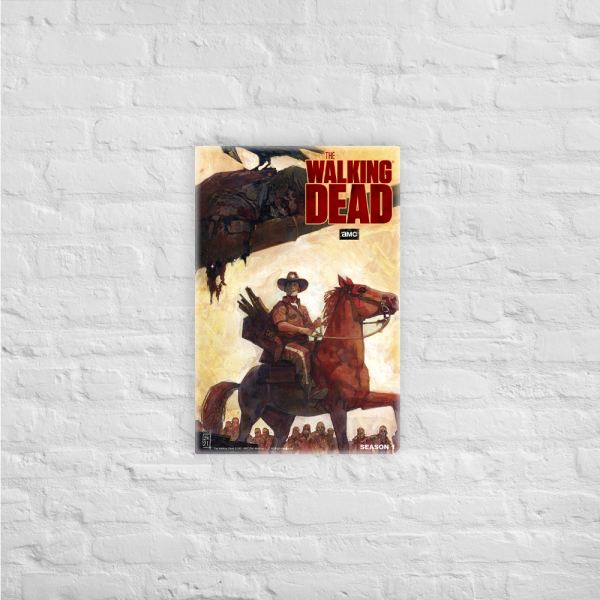 11 WEEKS OF TWD – SEASON 1 BY ALEX MALEEV – Premium Gallery Wrapped Canvas Online Hot Sale - Image 4