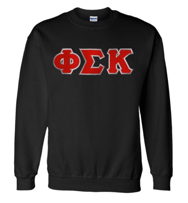 DISCOUNT Phi Sigma Kappa Lettered Crewneck - Best Value For Cheap - Image 3