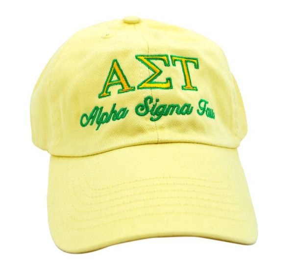 Alpha Sigma Tau Script Cap Cheap