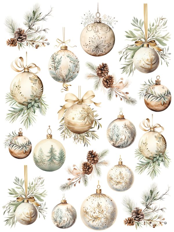 Timeless Christmas Rub-on Transfer Set Online - Image 4